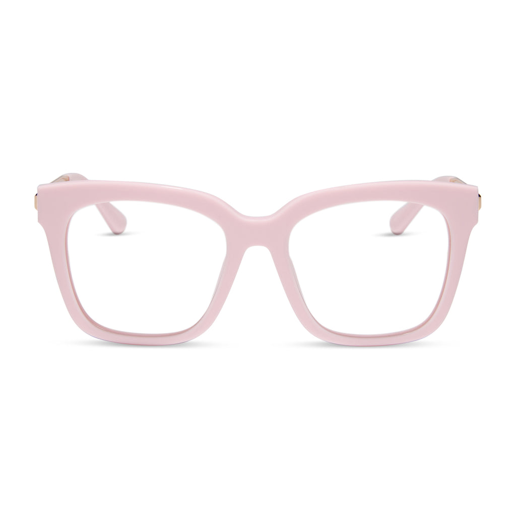 BELLA - POWDER PINK + GOLD + GLASSES