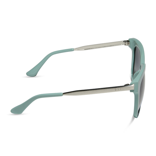 bella - steel teal + grey gradient sunglasses 3