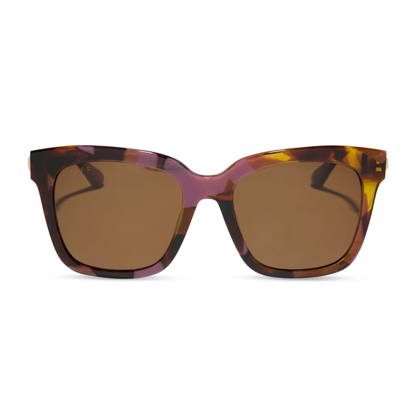 bella - torino tortoise + brown + polarized sunglasses