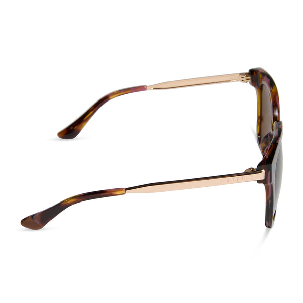 bella - torino tortoise + brown + polarized sunglasses 3