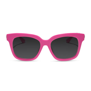 Bella XS Square Glasses | Bright Pink | DIFF Eyewear