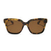 Color swatch for bella xs - amber tortoise + blue light technology glasses
