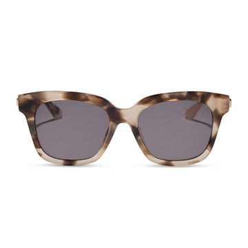 Bella XS Square Sunglasses | Cream Tortoise & Grey | DIFF Eyewear