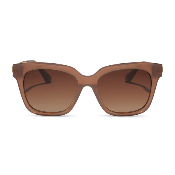 bella xs - macchiato + brown gradient + polarized sunglasses