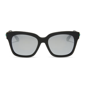 All Black Square Cat Eye Sunglasses