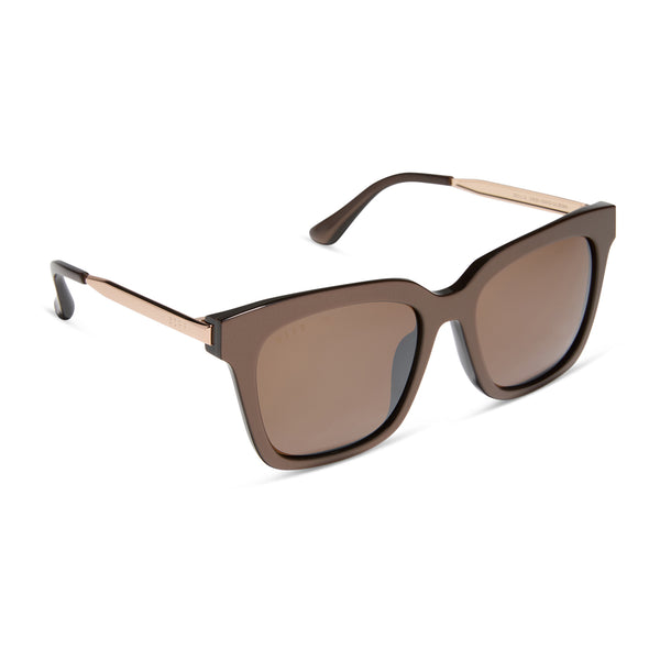 bella xs - moscow mule + brown w/ gold flash sunglasses 2