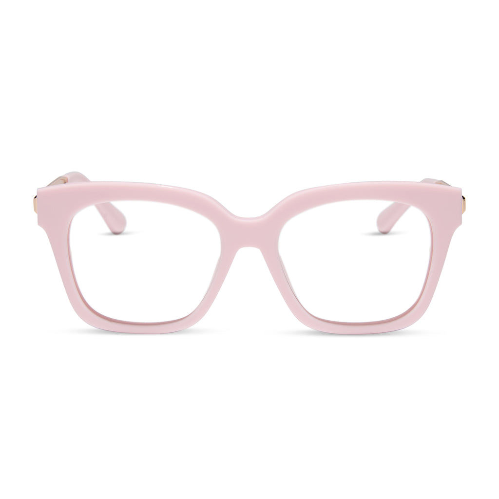 BELLA XS - POWDER PINK + GOLD + GLASSES