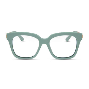 BELLA XS - STEEL TEAL + CLEAR GLASSES
