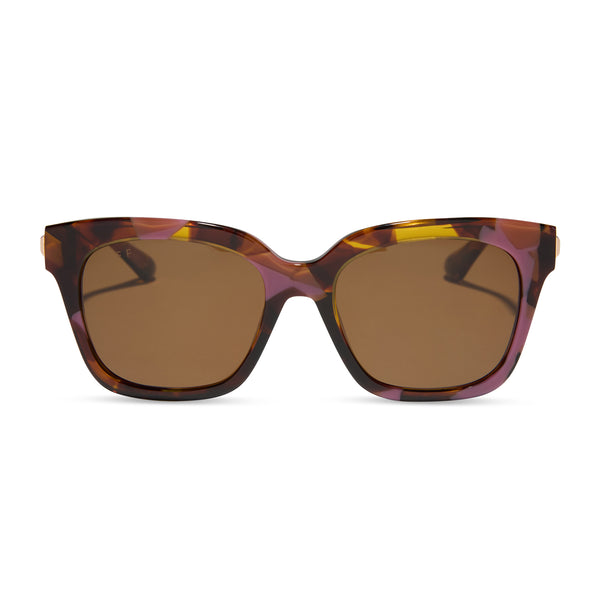 bella xs - torino tortoise + brown + polarized sunglasses