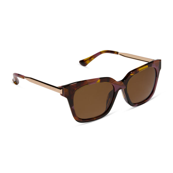 bella xs - torino tortoise + brown + polarized sunglasses 2