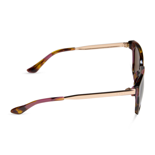 bella xs - torino tortoise + brown + polarized sunglasses 3
