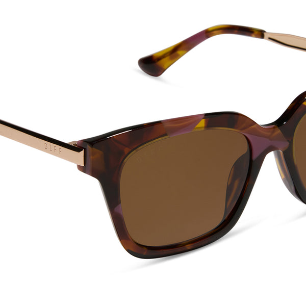 bella xs - torino tortoise + brown + polarized sunglasses 4