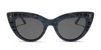 swatch for BELLATRIX™ - GEO BLACK + GREY SUNGLASSES