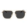 Color swatch for berkely - black + dark cherry sunglasses