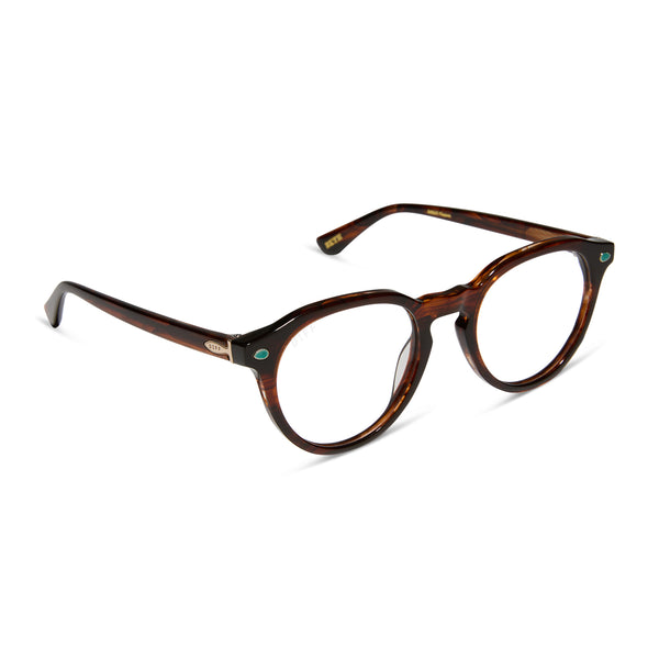 beth - warm sequoia tortoise + prescription glasses 2