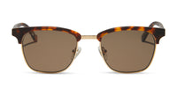 swatch for BIARRITZ - RICH TORTOISE + BROWN + POLARIZED SUNGLASSES
