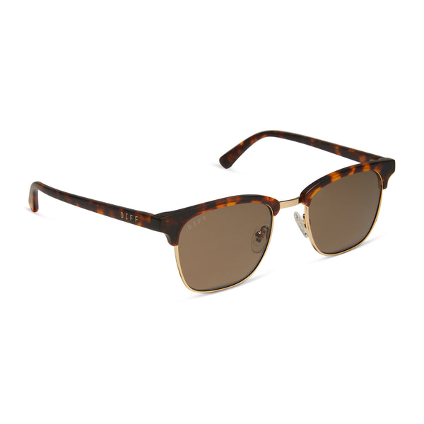 biarritz - rich tortoise + brown + polarized sunglasses 2
