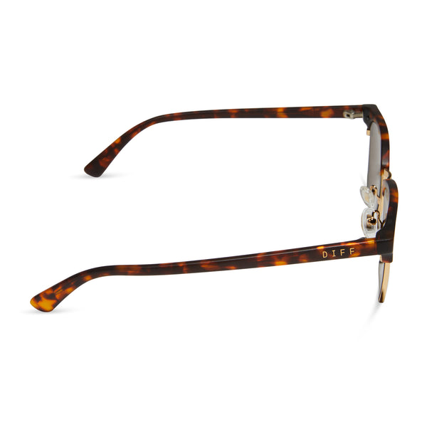 biarritz - rich tortoise + brown + polarized sunglasses 3