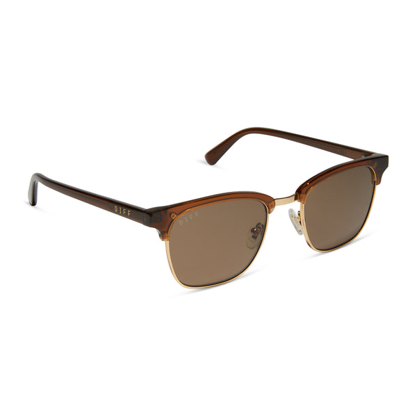 biarritz - whiskey + brown + polarized sunglasses 2