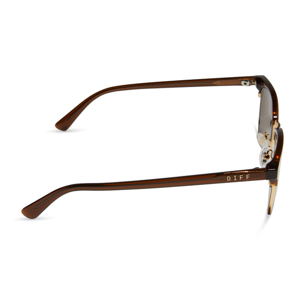 biarritz - whiskey + brown + polarized sunglasses 3