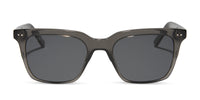 swatch for BILLIE - BLACK SMOKE CRYSTAL + GREY + POLARIZED SUNGLASSES