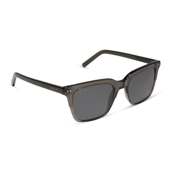 billie - black smoke crystal + grey + polarized sunglasses 2