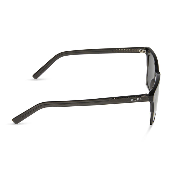 billie - black smoke crystal + grey + polarized sunglasses 3