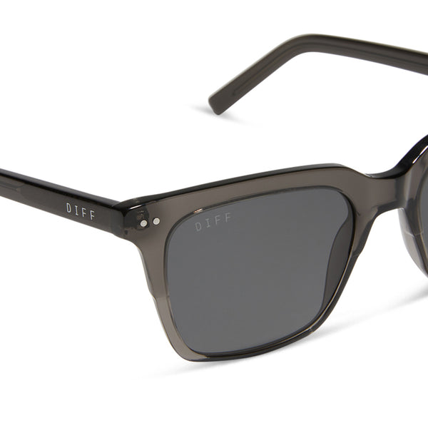 billie - black smoke crystal + grey + polarized sunglasses 4