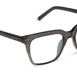 BILLIE - BLACK SMOKE CRYSTAL + PRESCRIPTION GLASSES
