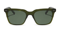 swatch for BILLIE - DARK OLIVE CRYSTAL + G15 + POLARIZED SUNGLASSES