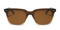 swatch for BILLIE - WHISKEY FADE + BROWN + POLARIZED SUNGLASSES