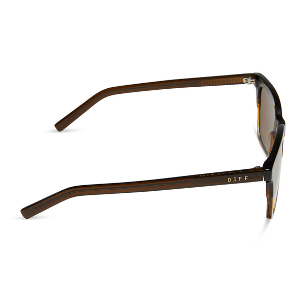 billie - whiskey fade + brown + polarized sunglasses 4