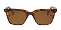 swatch for BILLIE - RICH TORTOISE + BROWN + POLARIZED SUNGLASSES