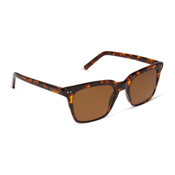 billie - rich tortoise + brown + polarized sunglasses 2