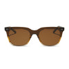 Color swatch for billie xl - rich tortoise + brown + polarized sunglasses