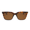 Color swatch for billie xl - rich tortoise + brown + polarized sunglasses