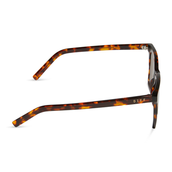 billie xl - rich tortoise + brown + polarized sunglasses 3