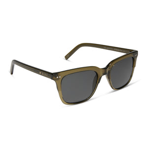 BOBBY - MILKY OLIVE + GREY SUNGLASSES
