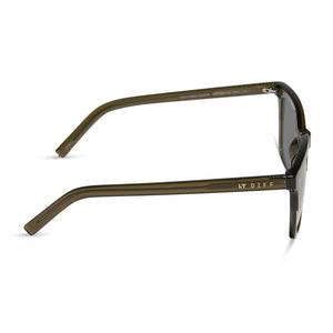 BOBBY - MILKY OLIVE + GREY SUNGLASSES