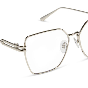 BONNIE - SILVER + PRESCRIPTION GLASSES