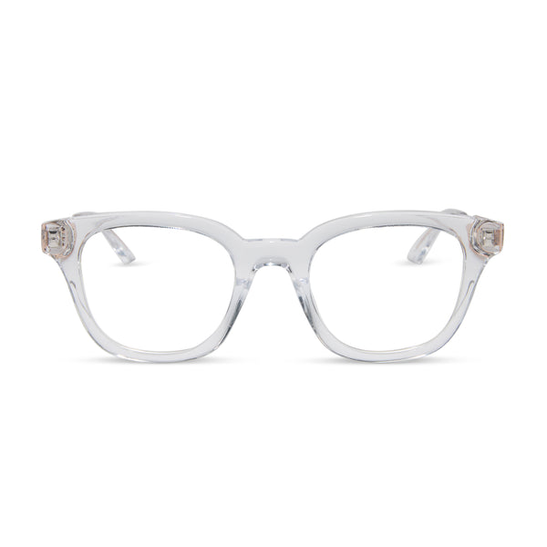 Diff Eyewear Gold Acetate Glasses Daphne Rectangle Sunglasses | Gilded Tort + Ivory & Brown  main image 4