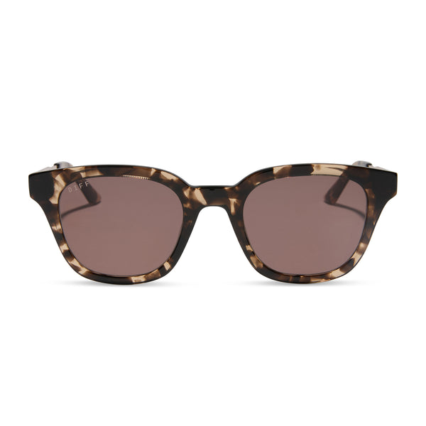 Bridget Round Sunglasses | Espresso Tort & Brown | DIFF Eyewear display picture 1