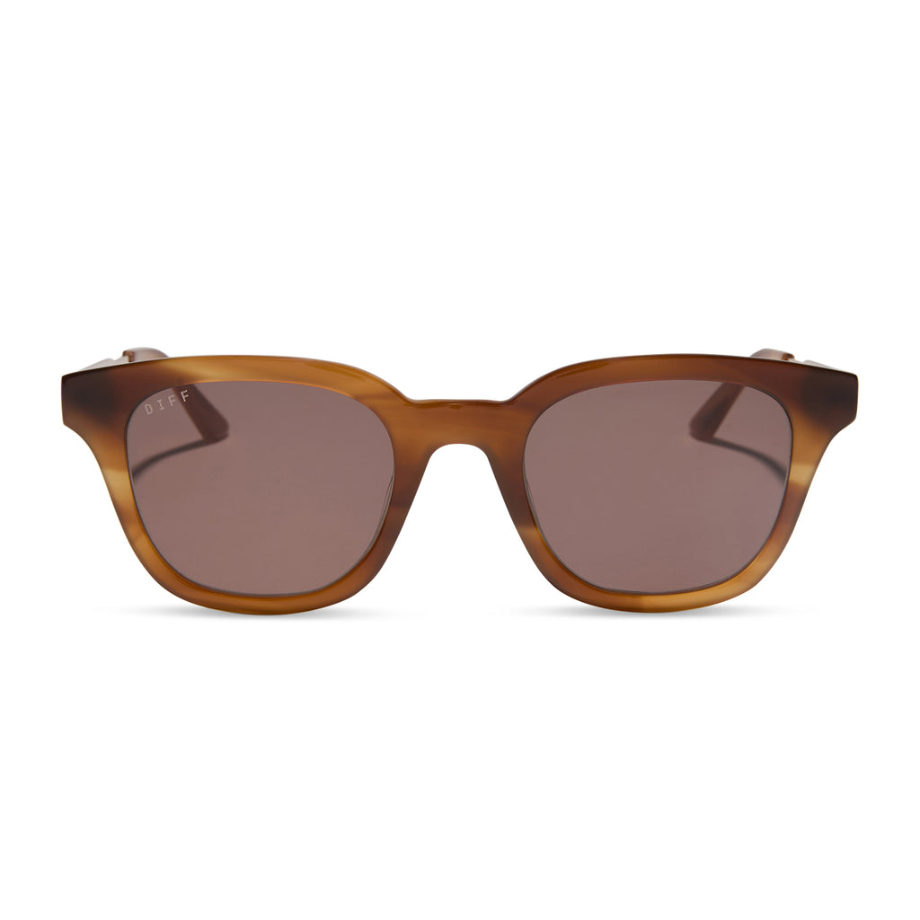 BRIDGET - TAWNY TORTOISE + BROWN SUNGLASSES