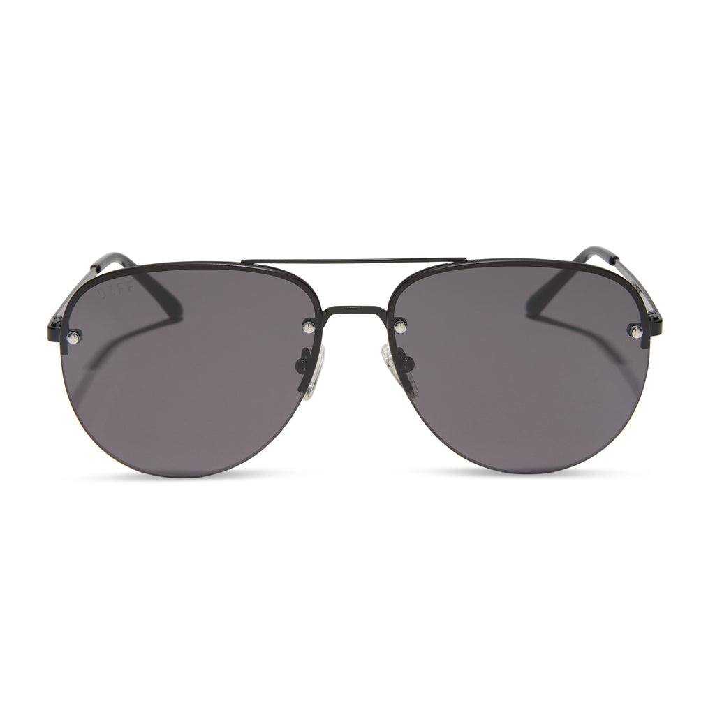 BROOKLYN - BLACK + GREY SUNGLASSES