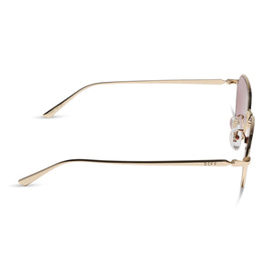 Caitlin Covington Kennedy Sunglasses | Gold & Dusk | DIFF Eyewear