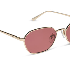 Caitlin Covington Kennedy Sunglasses | Gold & Dusk | DIFF Eyewear