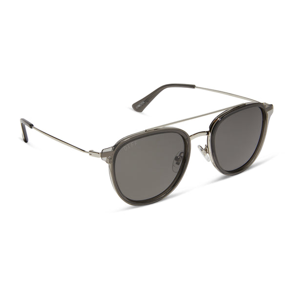 camden - black smoke crystal + grey + polarized sunglasses 2