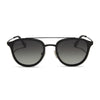 Color swatch for camden - matte black + grey gradient polarized sunglasses