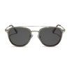 Color swatch for camden - matte black + grey gradient polarized sunglasses