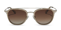 Camden Aviator Sunglasses Fiery Tort Grey DIFF Eyewear